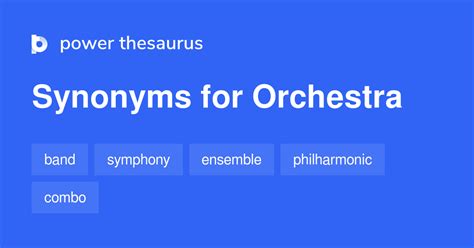 synonyms of orchestra